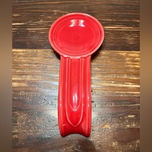 Fiesta Ware Scarlet Red Spoon Rest